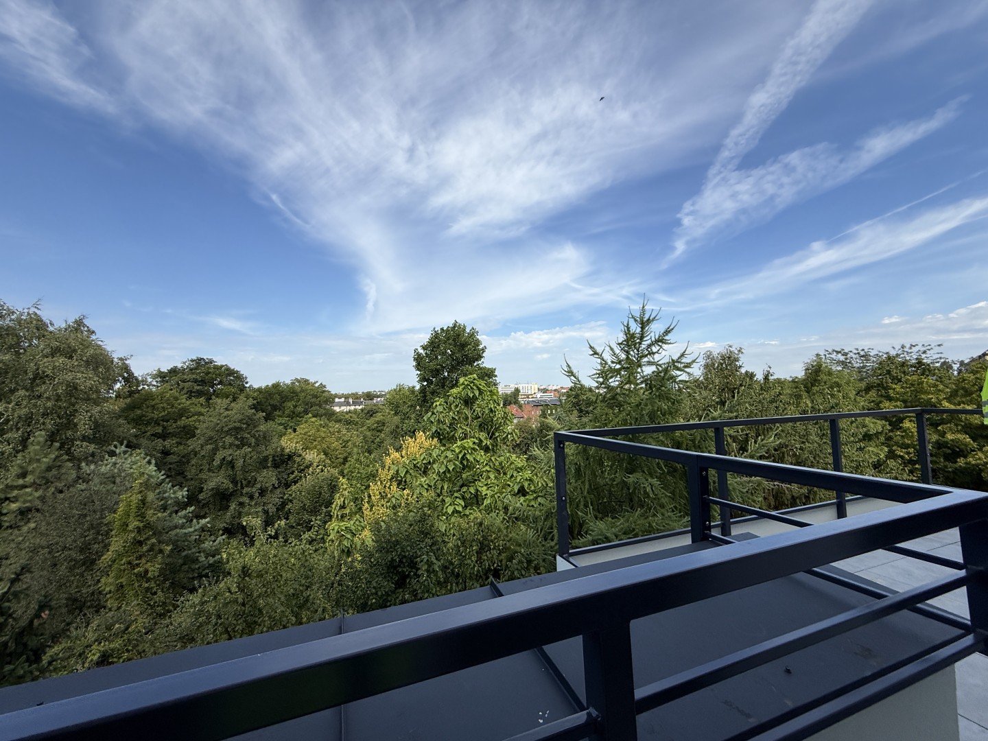 Widok z tarasów na Osiedlu Kochanowskiego